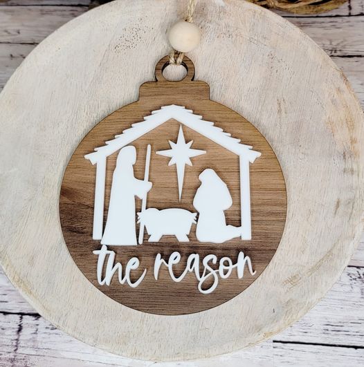 The Reason Nativity Ornament 𝗣𝗥𝗘-𝗢𝗥𝗗𝗘𝗥