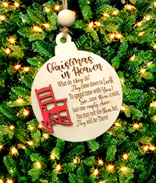 Christmas in Heaven Memorial Ornament 𝗣𝗥𝗘-𝗢𝗥𝗗𝗘𝗥